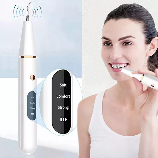 Electric ultrasonic dental calculus remover. Achieve a brighter smile & superior oral hygiene with this deep cleaning tool.