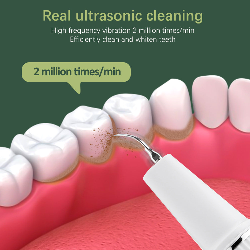 Easy-to-use ultrasound tooth cleaner with camera for deep cleaning, fresh breath, and superior oral hygiene.