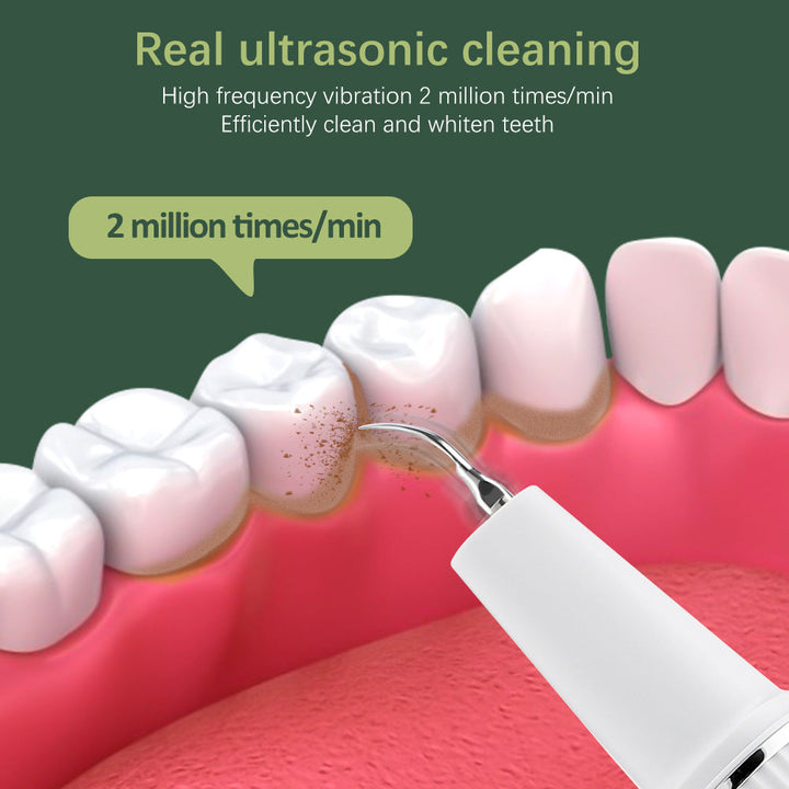 Easy-to-use ultrasound tooth cleaner with camera for deep cleaning, fresh breath, and superior oral hygiene.