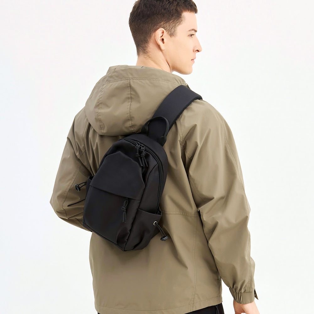 Stylish unisex urban sling backpack. Compact & durable, perfect for city adventures, travel, or daily commute.