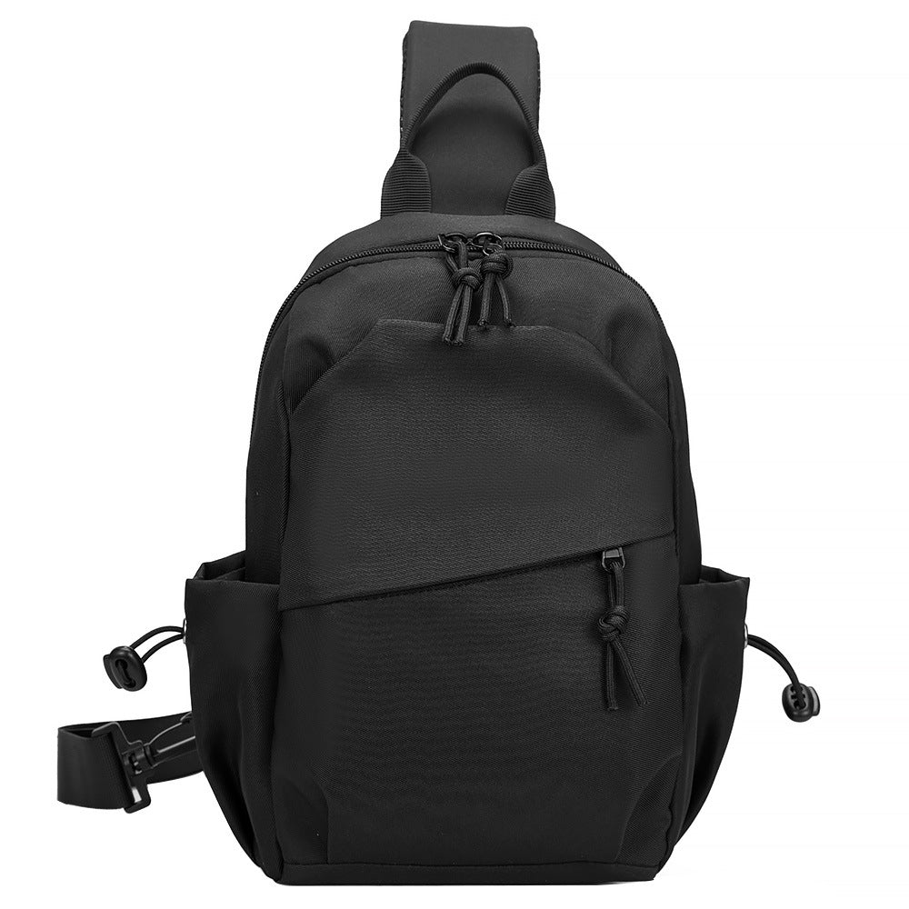 Comfortable & durable unisex urban sling backpack, ideal for active commute or travel. Hands-free cross-body bag.