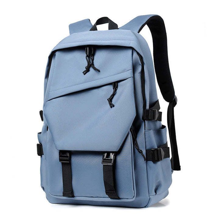 Stylish commuter laptop backpack, waterproof, multi-compartment for daily urban use and essentials.