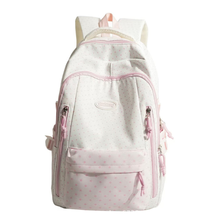 Stylish unisex star pattern backpack, perfect for travel, school, or daily fashion. Durable & spacious utility bag.