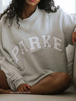 Grey with White Letters