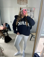Navy with White Letters