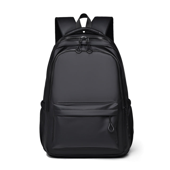 Unisex waterproof laptop backpack, ideal for daily commute & travel. Durable, sleek design with organized storage.