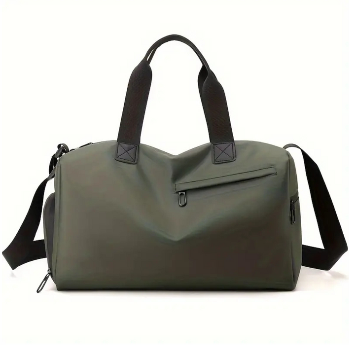 Essential compact waterproof sports duffle bag with a built-in shoe compartment for all your activities.