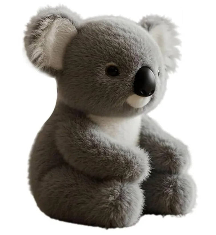 Unisex weighted koala plush cuddle toy. Soft, calming animal plush for comfort & stress relief.
