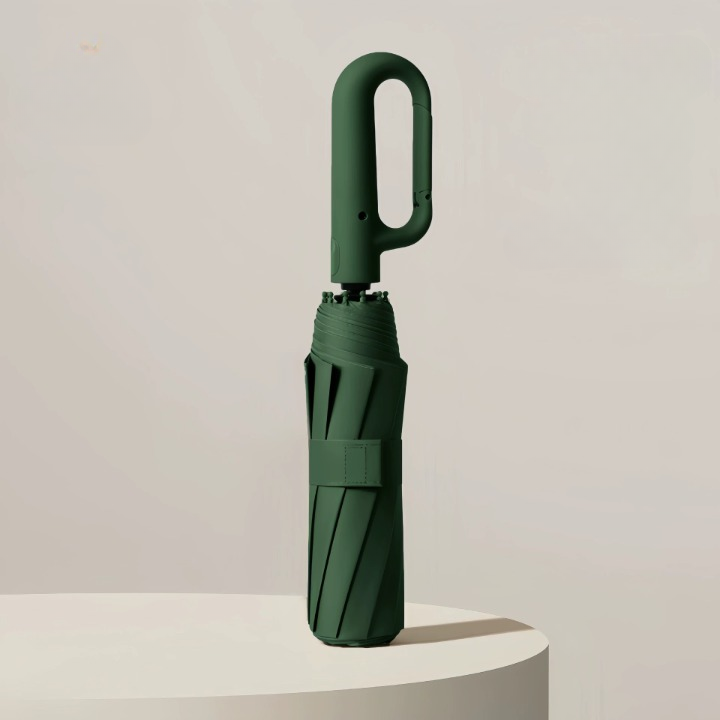 Essential windproof automatic folding travel umbrella, unisex. Reliable & portable rain protection.