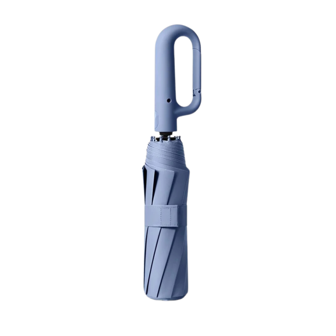 Durable windproof travel umbrella, automatic folding. Essential rain gear for men & women.