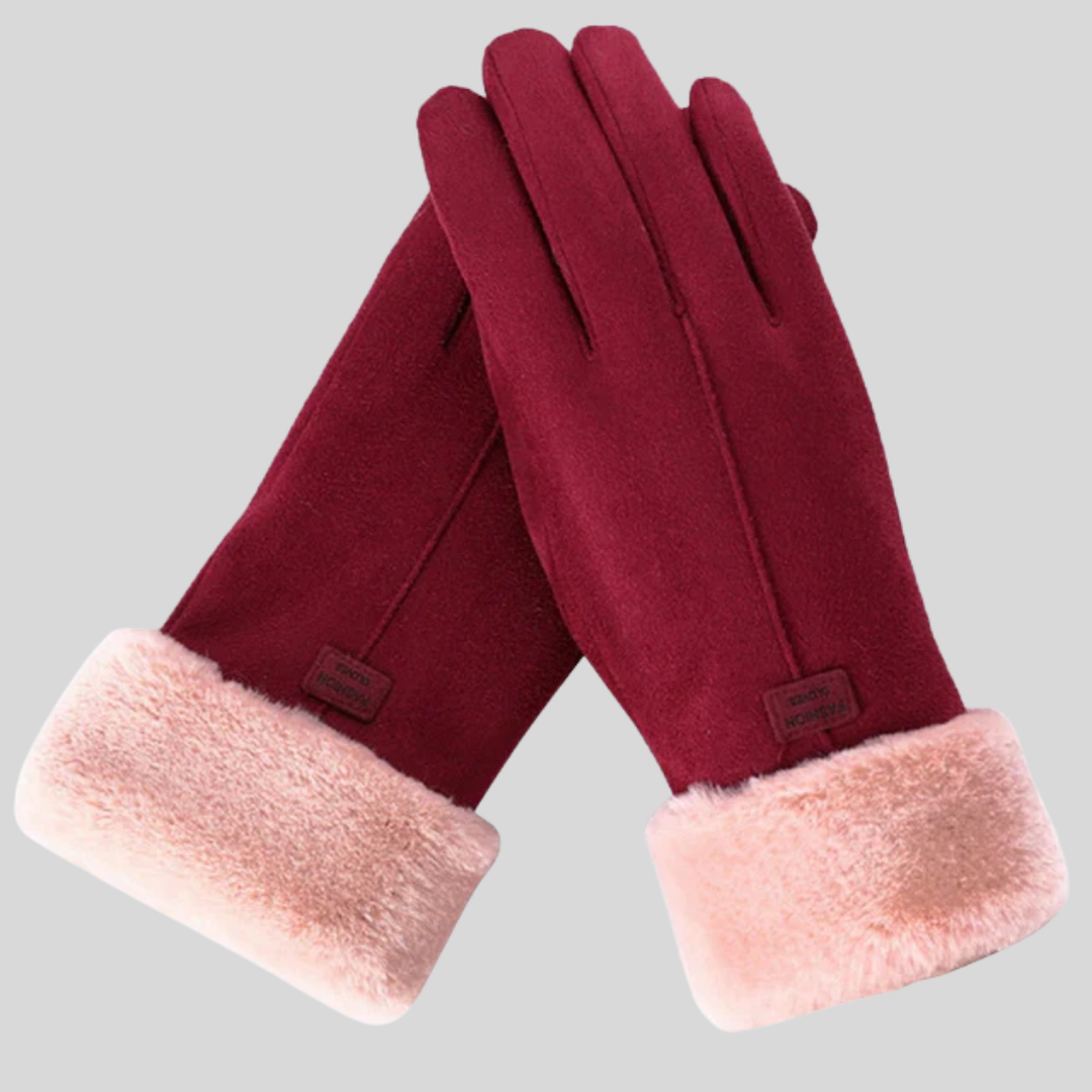 Thermal fleece-lined unisex winter gloves for extreme warmth and hand protection in harsh cold.