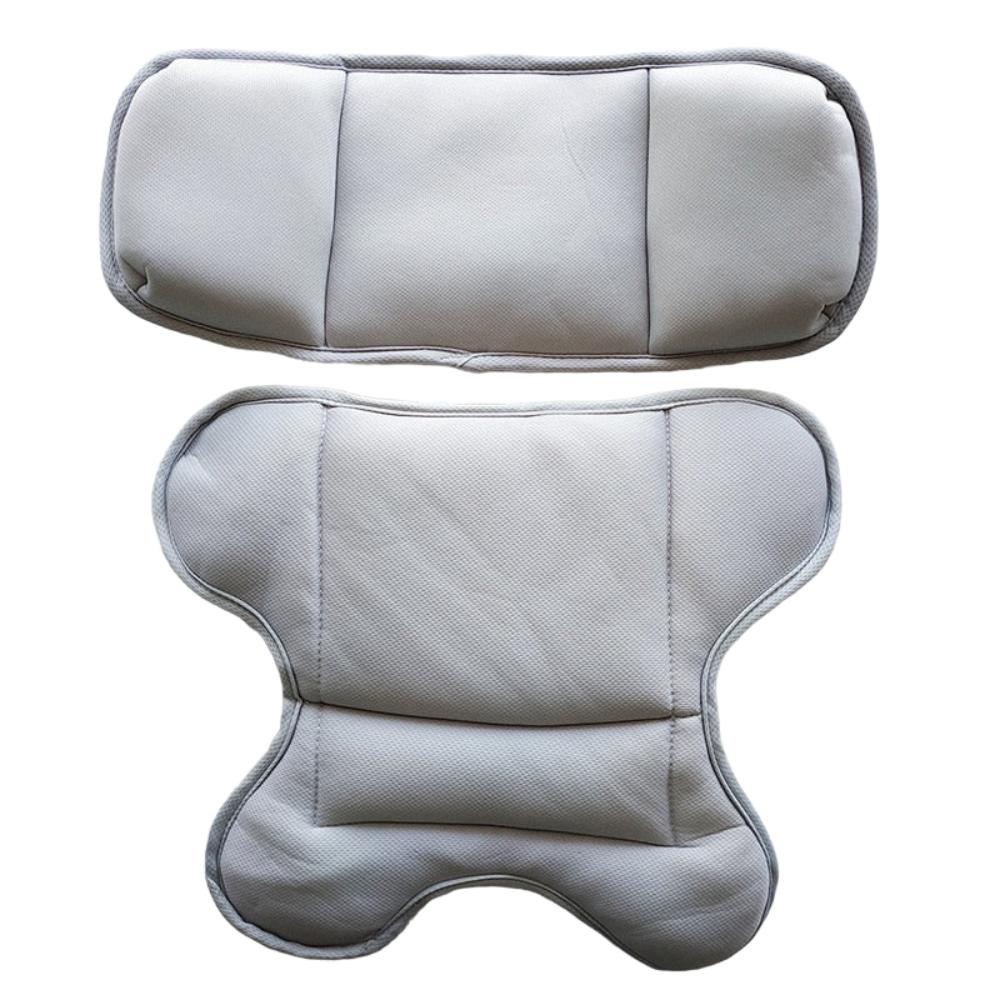 Soft, moisture-wicking stroller pad providing ergonomic baby comfort on the go.