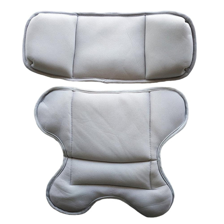 Soft, moisture-wicking stroller pad providing ergonomic baby comfort on the go.