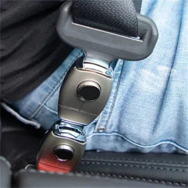 Enhance driving comfort & safety with this universal premium rigid seat belt extender car accessory.