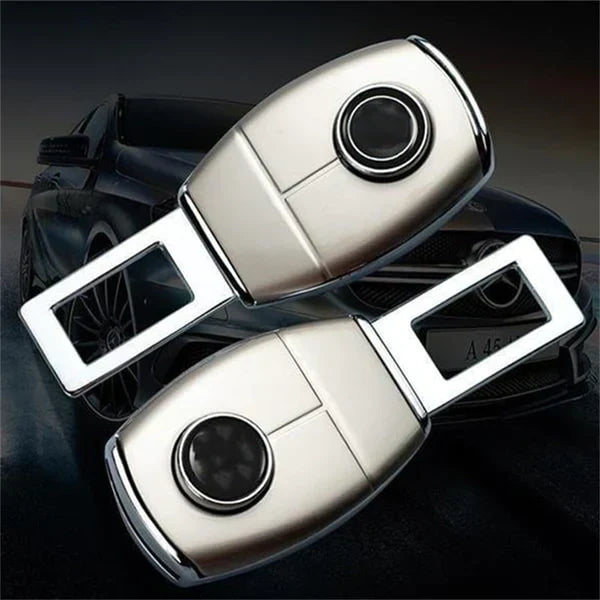 Solve short seat belt issues & improve comfort with this universal premium rigid car seat belt extender.