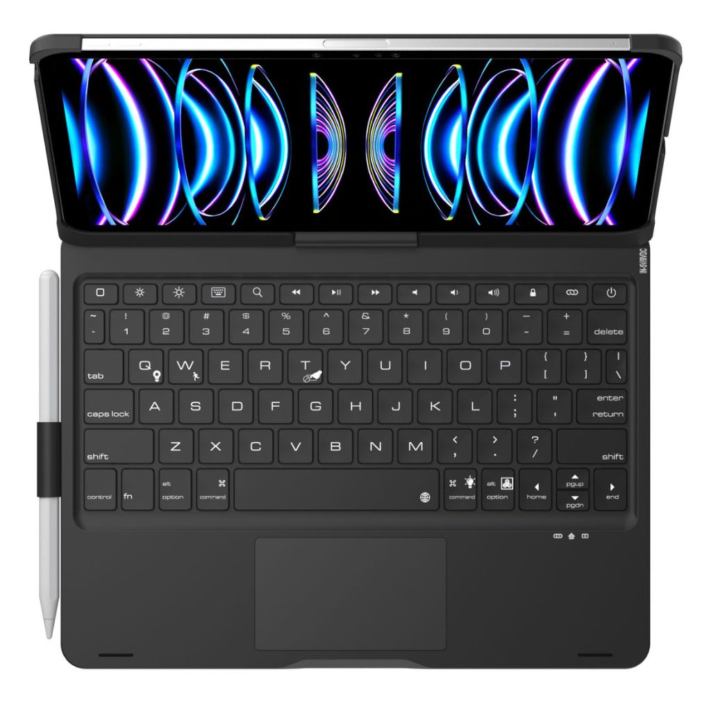 Universal backlit keyboard case for tablets, a perfect blend of style & function for tech.