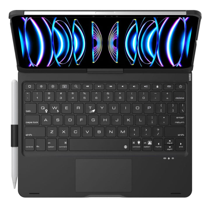 Universal backlit keyboard case for tablets, a perfect blend of style & function for tech.
