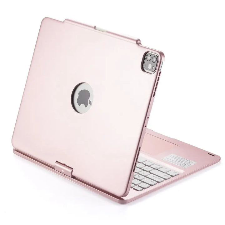 Secure universal protective case with backlit keyboard & trackpad for tablets.