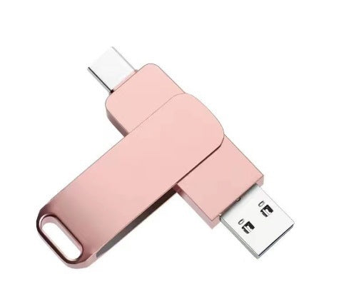 Silver universal USB flash drive with cap, offering robust high-speed portable memory for all your digital tech.