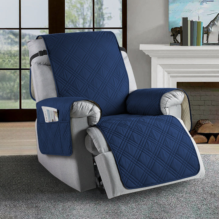 Soft microfiber recliner cover, waterproof & stain-resistant, updating your furniture & home decor.