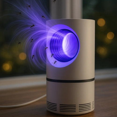 UV Fly Trap for indoor/outdoor pest control. Efficient insect catcher lamp & mosquito killer, chemical-free.