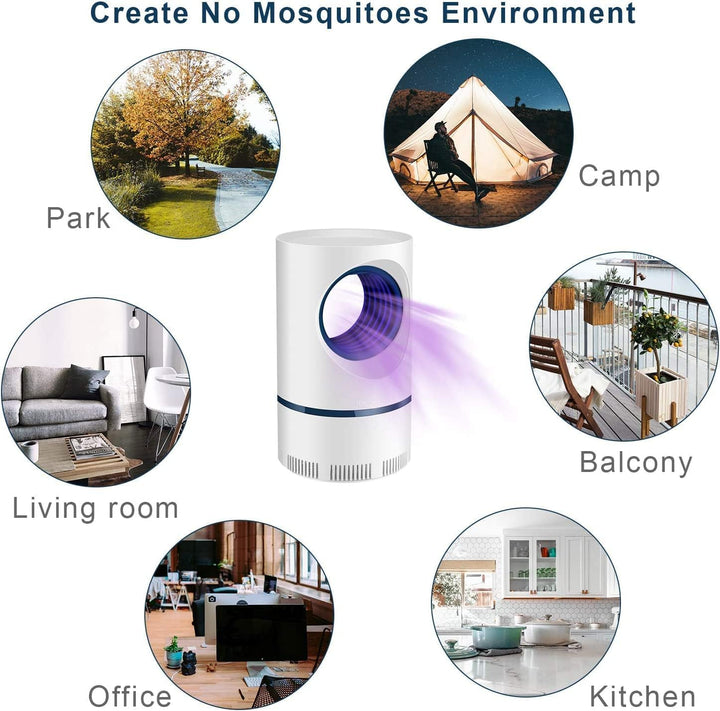 Home protection: UV light mosquito & fly trap. Safe, chemical-free pest control for families, indoors & outdoors.