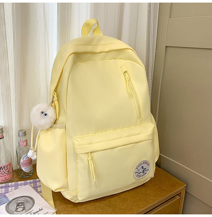 Vibrant blue lightweight utility school backpack with multiple pockets, perfect for daily use, travel, and fashion.
