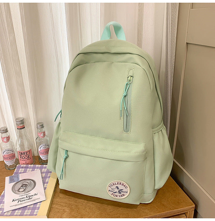 Comfortable unisex school backpack with padded adjustable straps for ergonomic support during daily wear & travel.