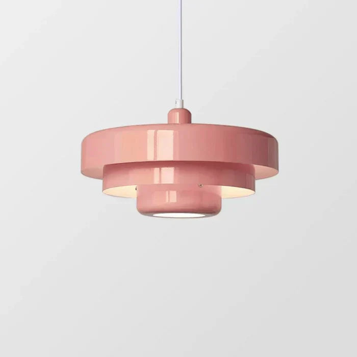 Vintage LED pendant light for retro kitchen or dining room decor. Energy-efficient ceiling lamp.