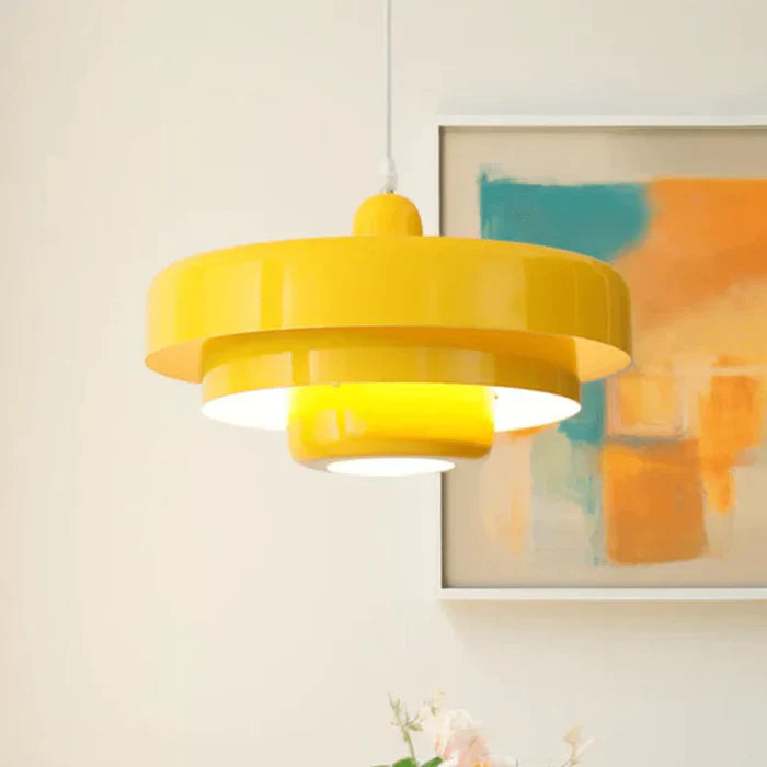 Sophisticated vintage LED pendant light, offering energy-efficient lighting for retro home decor.