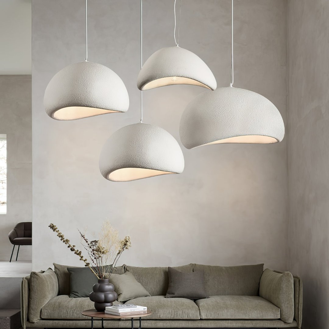 Adjustable Wasabi dome pendant light, perfect for contemporary dining rooms.