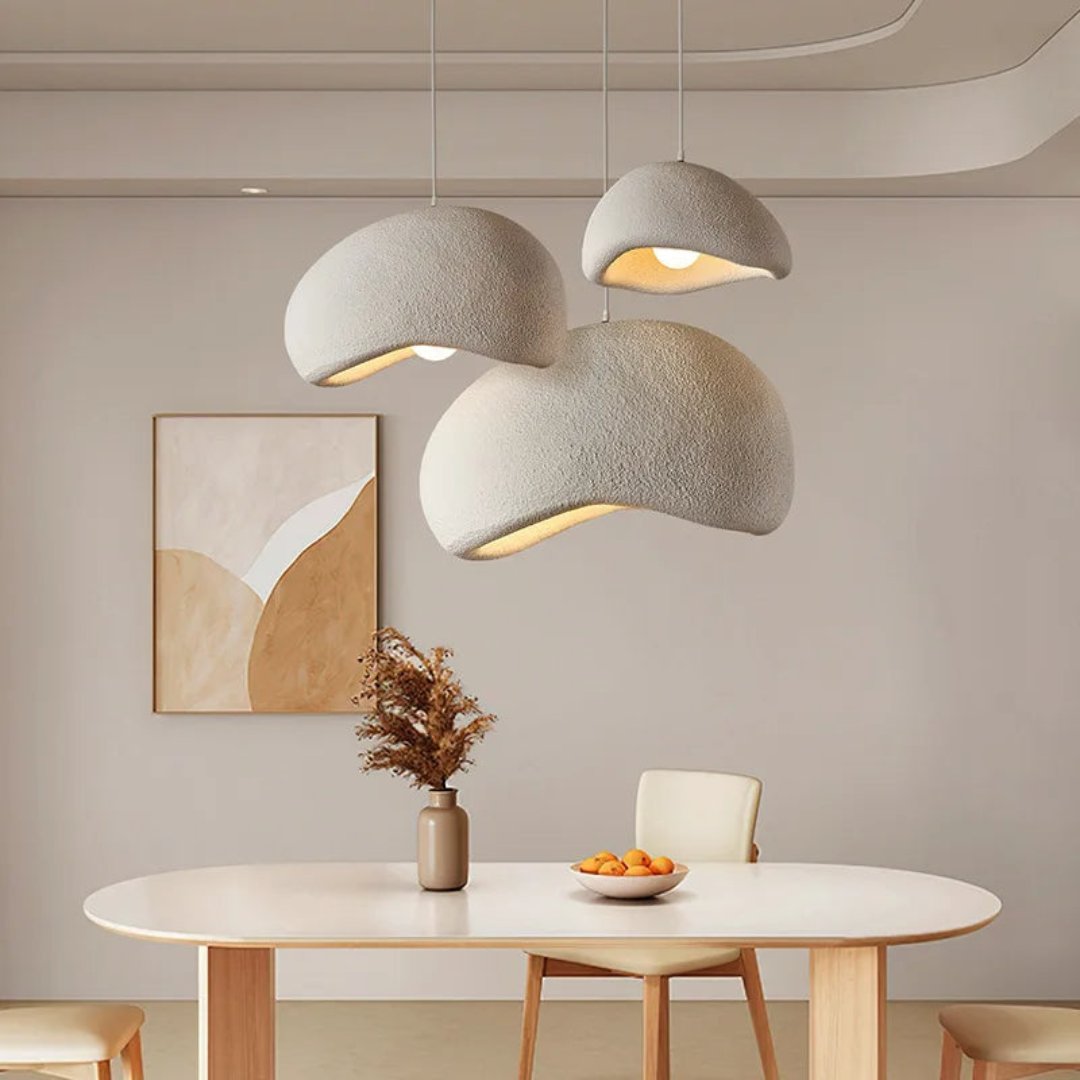 Modern Wasabi pendant light with adjustable height for stylish home lighting.
