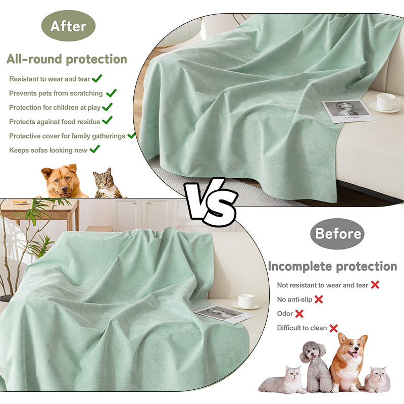 Premium waterproof chenille sofa cover. Non-slip, elegant furniture throw designed for comfort and protection.