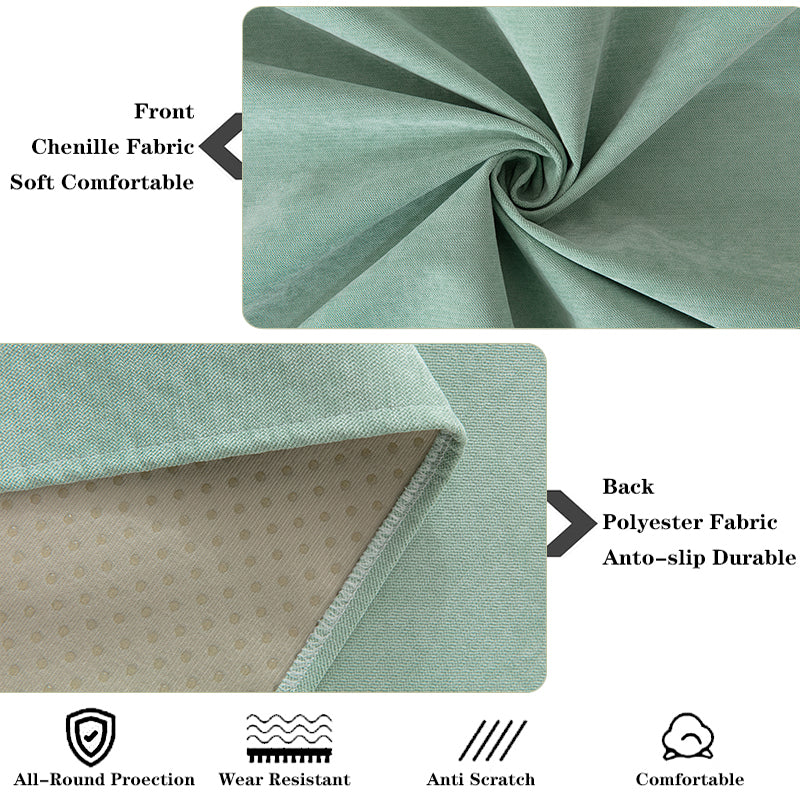 Pet-friendly waterproof chenille sofa cover. Non-slip furniture protector throw, perfect for active living rooms.