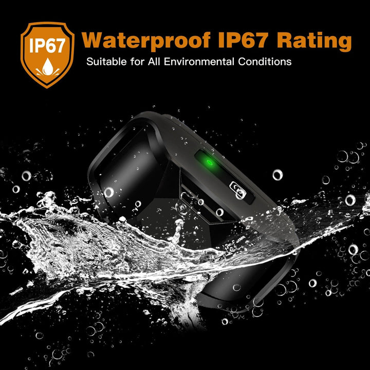 Premium waterproof remote training collar for dogs, enhancing pet obedience and correcting behaviors up to 3300ft.