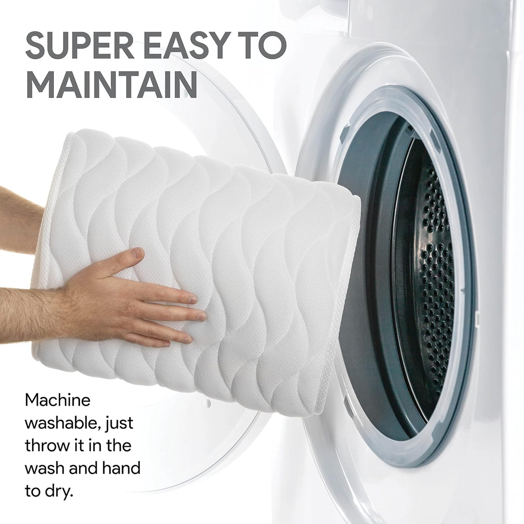 White full body bathtub pillow for ultimate spa comfort & ergonomic support. Ideal for relaxation & home spa use.
