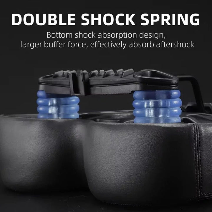 Experience superior comfort with this shock-absorbing, ergonomic bike saddle.