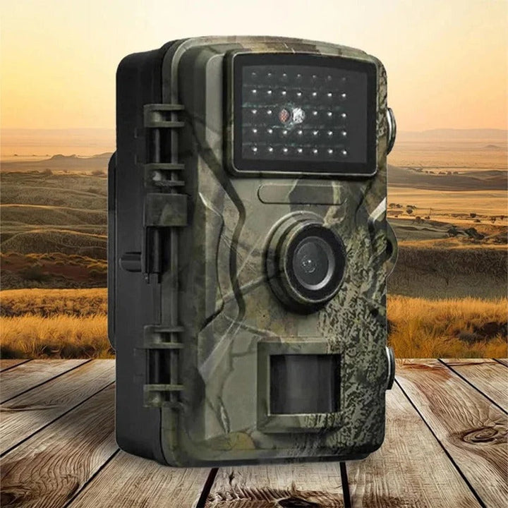 Outdoor trail camera with powerful night vision for clear nocturnal shots.