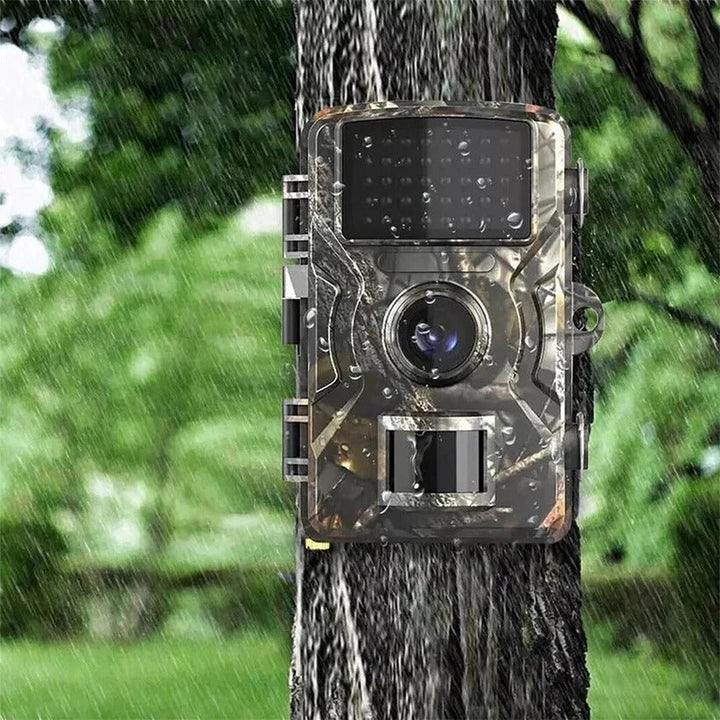 Close-up of the wildlife camera's advanced night vision infrared LEDs.