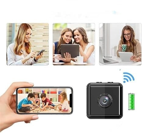 High-definition 1080P wireless security camera, ideal for indoor or outdoor home surveillance with night vision.