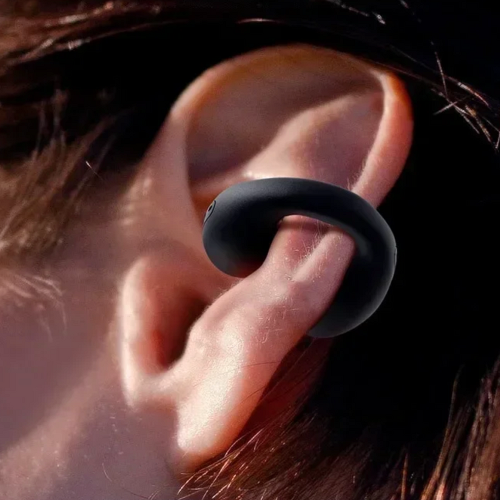 Advanced wireless bone conduction earbuds deliver crisp sound and excellent call clarity. Bluetooth 5.3 technology.
