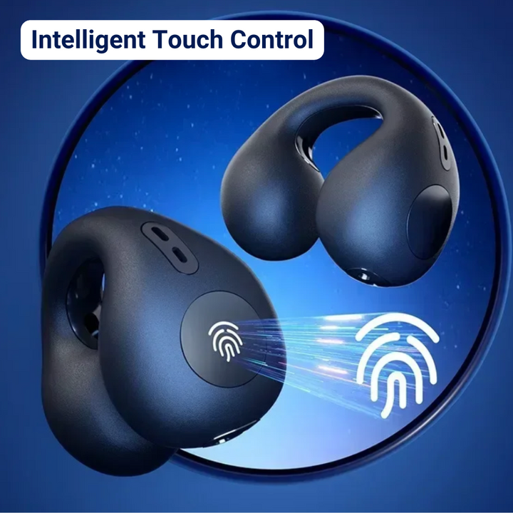 Waterproof bone conduction sport earbuds. Bluetooth connectivity for active lifestyles & hands-free clear calls.