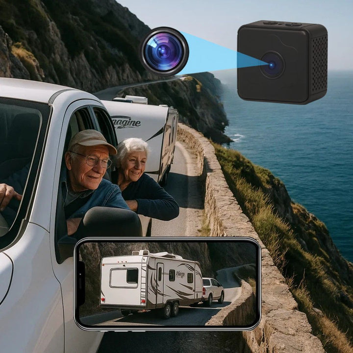 HD wireless backup camera showing clear night vision for safe parking assistance