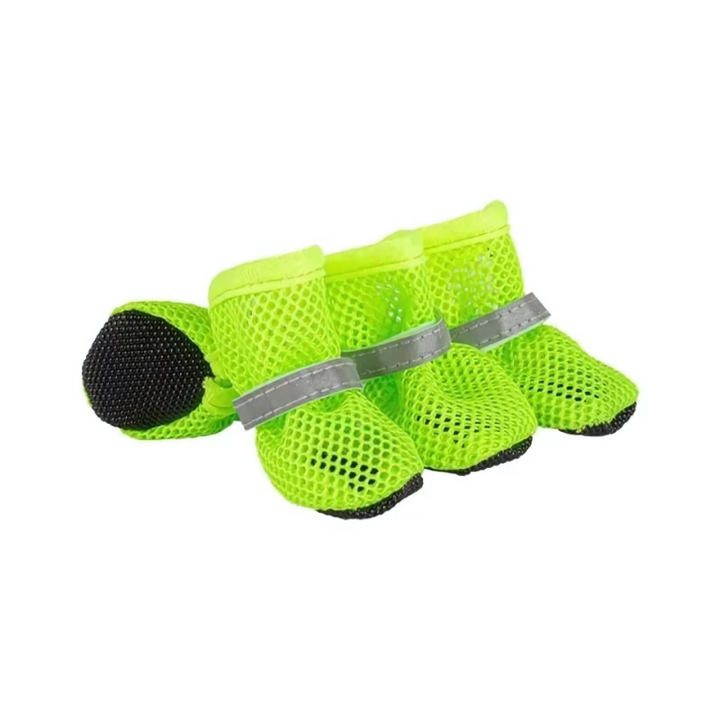 Woffix reflective dog gear ensures safety with comfortable, breathable paw boots.