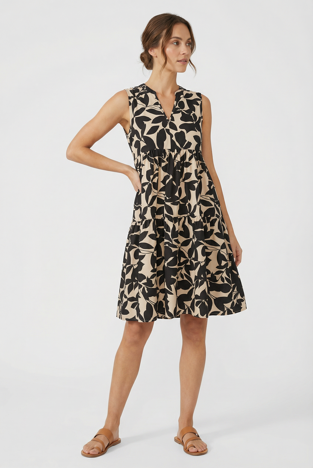 Lightweight and breezy floral mini dress, a must-have casual summer outfit for women.