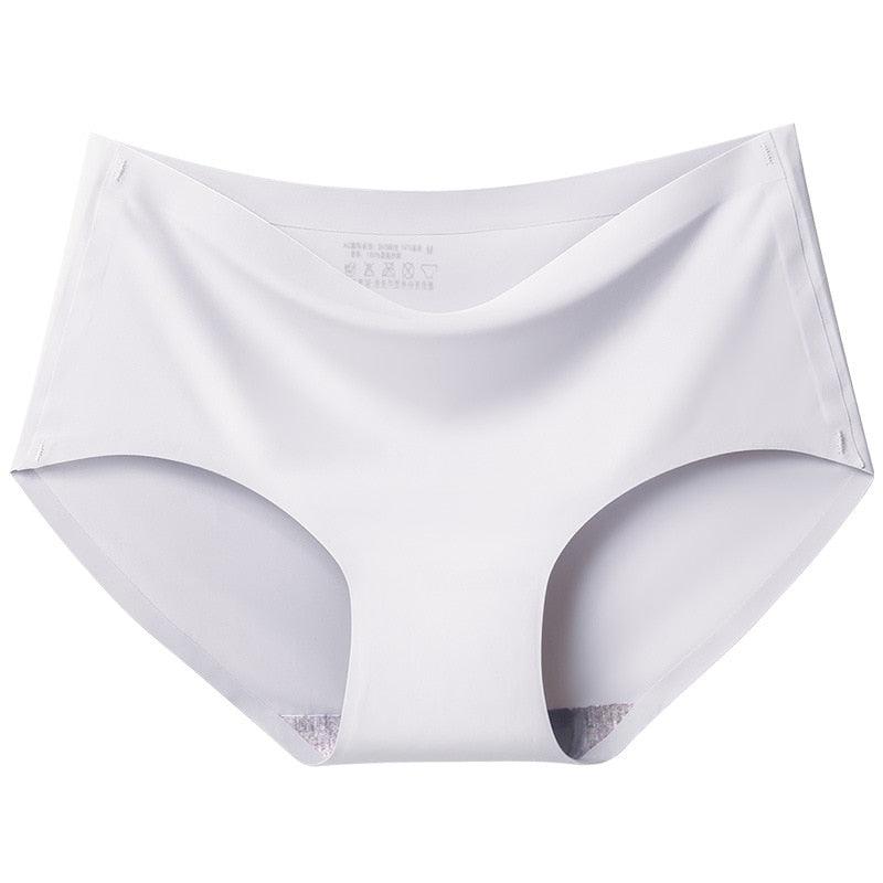 Women's seamless silky comfort briefs multipack, perfect no-show panties for daily wear.