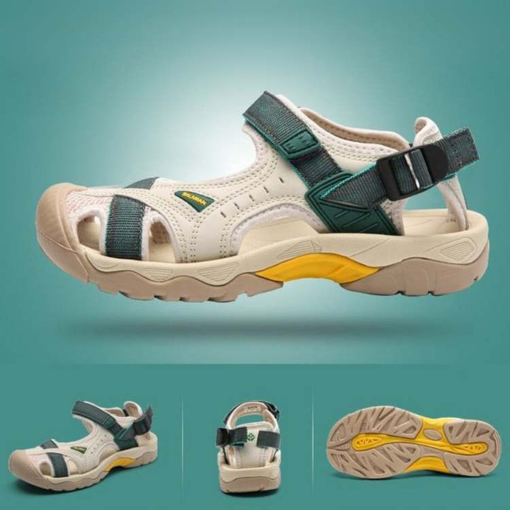 Comfortable women's adventure sandals, perfect for hiking, travel, and outdoor activities. Slip-resistant lightweight design.