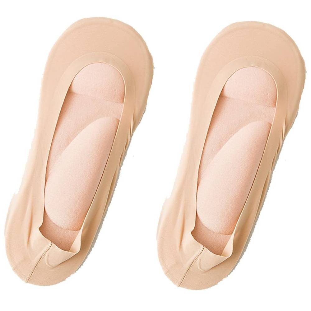 Black women's non-slip grip socks with arch support, perfect for active lifestyles, Pilates & yoga. Enhanced comfort.