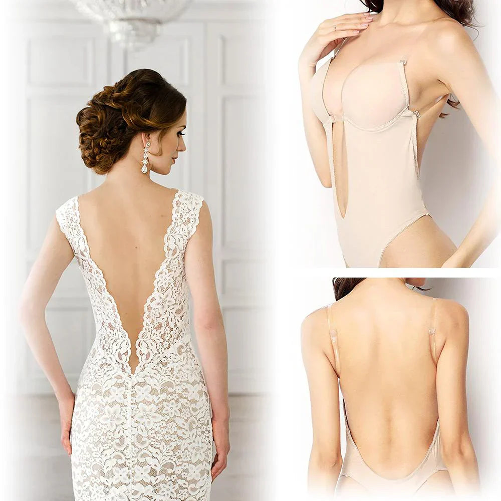 Invisible support bodysuit for women, ideal for achieving a smooth body line.