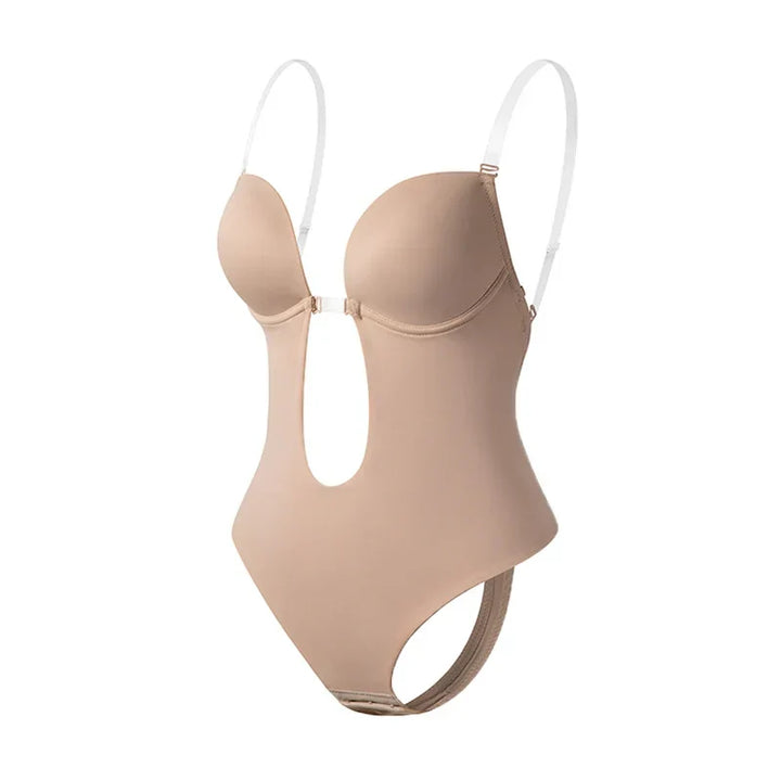 Low back support bodysuit shaper, perfect for special occasion wear.